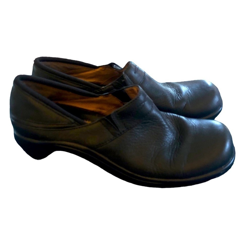 Ariat Santa Cruz Clog Black Pebble Leather Work Shoe 93905 Women's Size 9